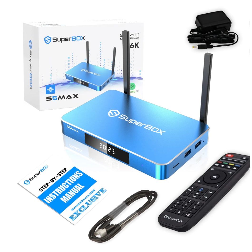 SuperBox S5 Max - Premium Voice Control Edition (2025 Model)