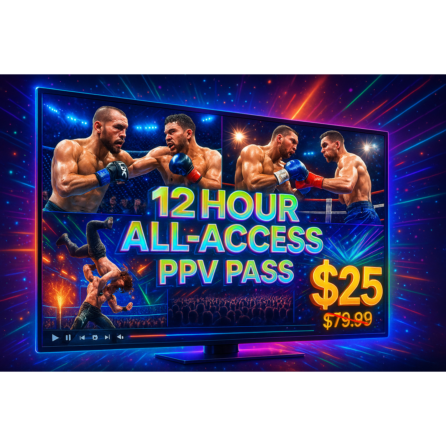 12 Hour All-Access PPV Pass